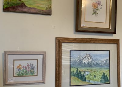 Examples of Ruby's paintings